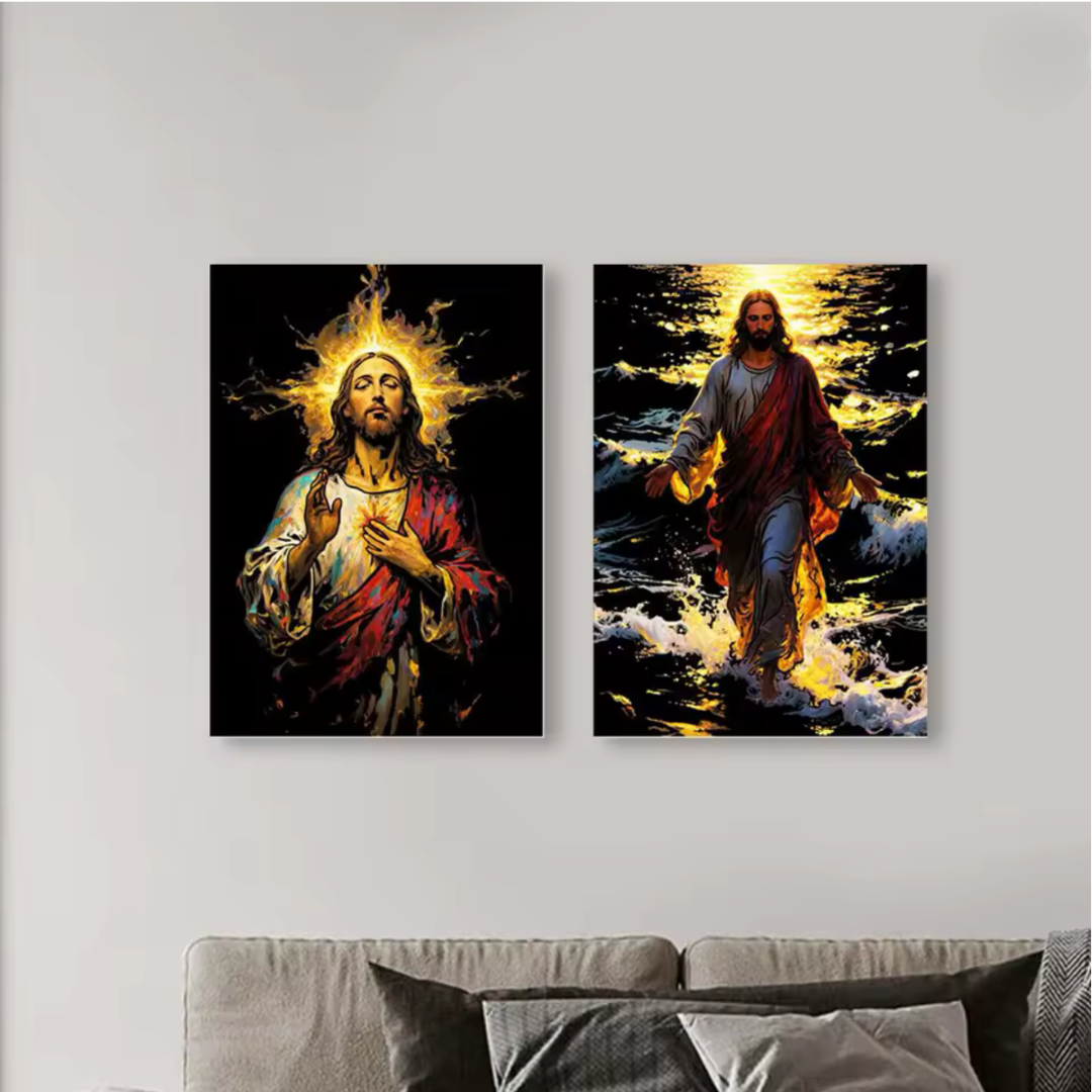 Cuadro de arte religioso.