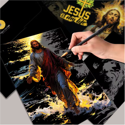 Cuadro de arte religioso.