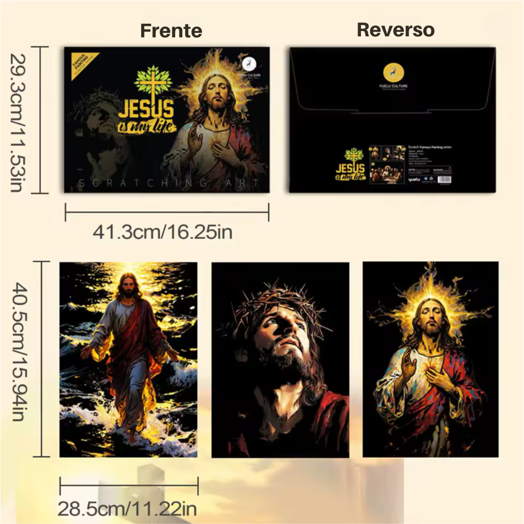 Cuadro de arte religioso.