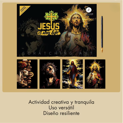 Cuadro de arte religioso.